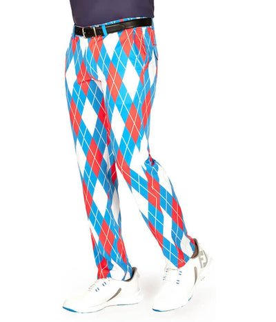 Men's American Argyle Golf Pants Image 2