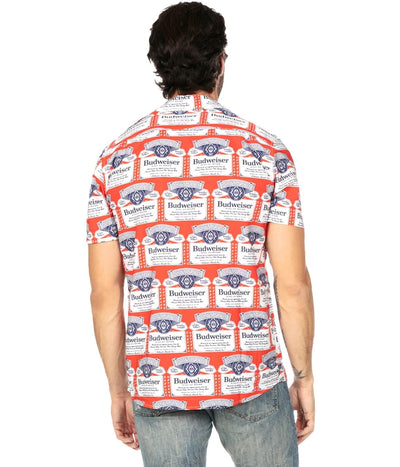 Men's Americold One Budweiser Button Down Shirt Image 3