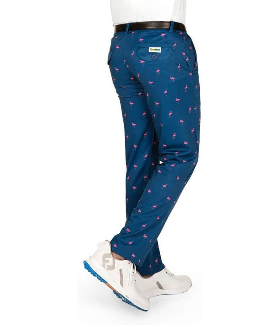 Men's Fairway Flamingo Golf Pants Image 3::Men's Fairway Flamingo Golf Pants