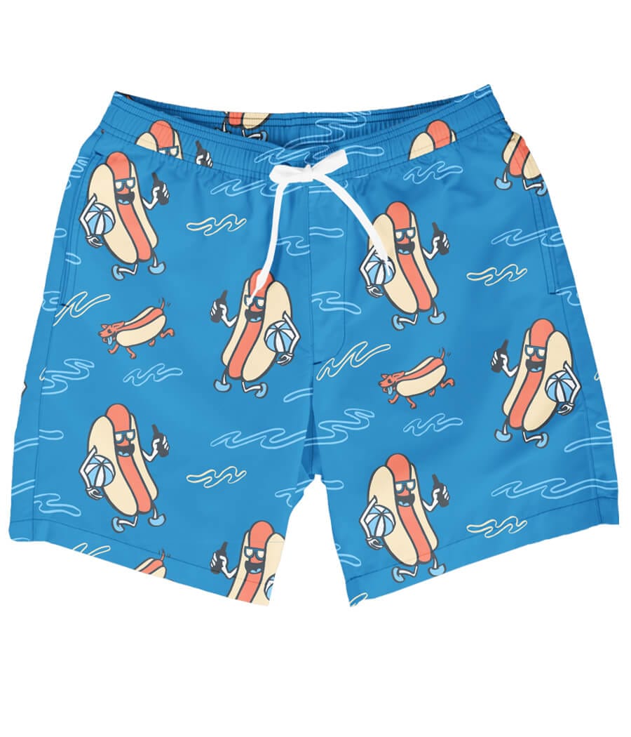 Hot Dog Diver Stretch Swim Trunks Image 6