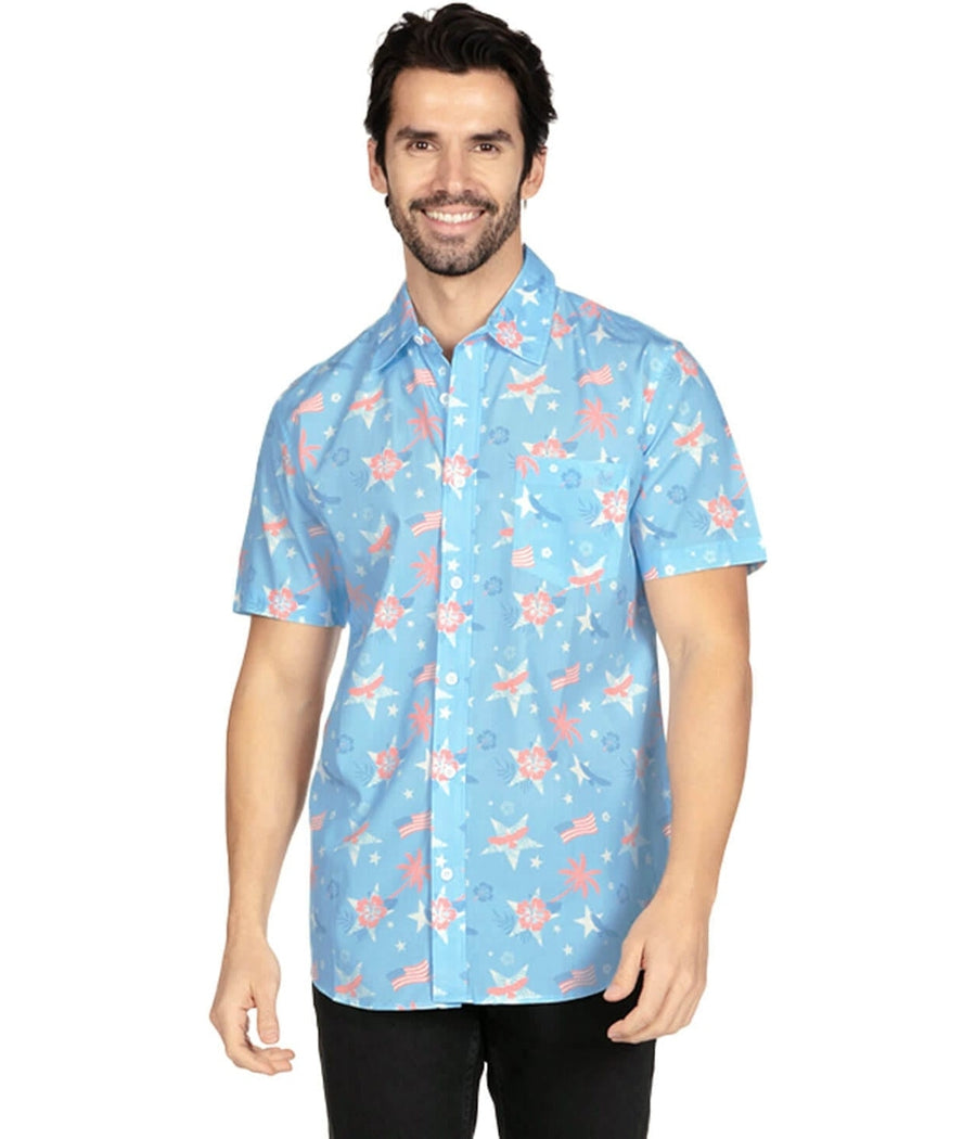 Men's Island of the Free Button Down Shirt Image 2