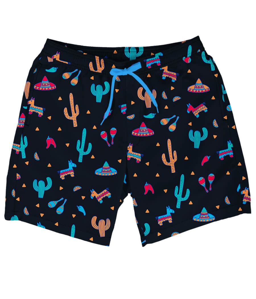 Midnight Fiesta Stretch Swim Trunks Image 5