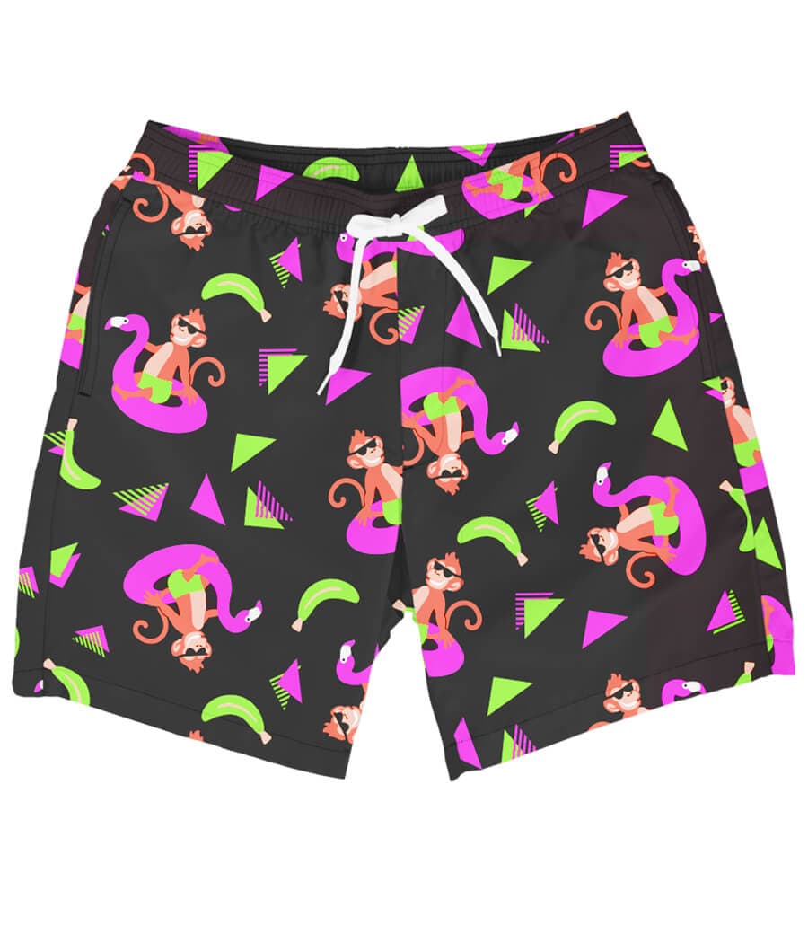 Monkey Business Stretch Swim Trunks Image 5