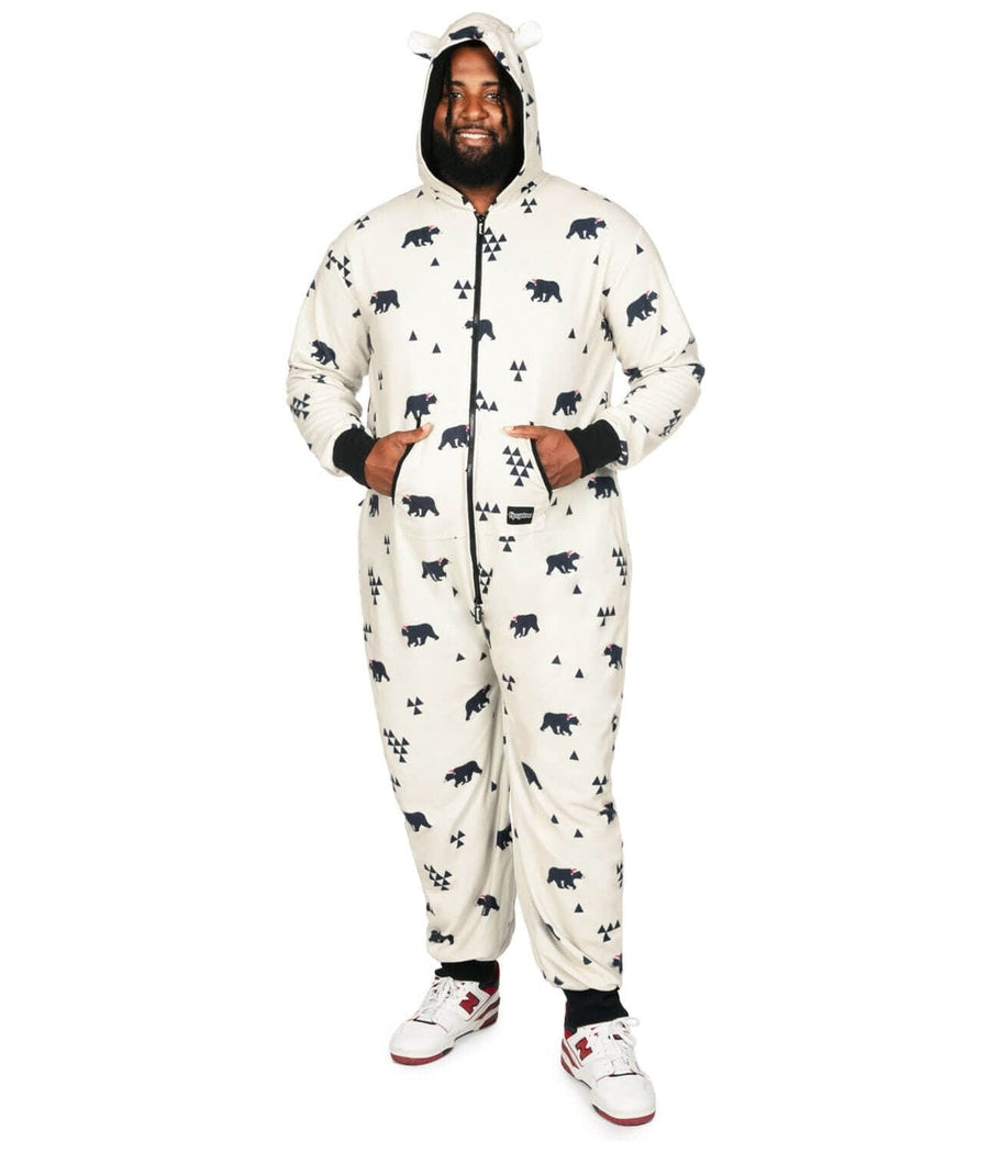 Men's Beary Christmas Big and Tall Jumpsuit