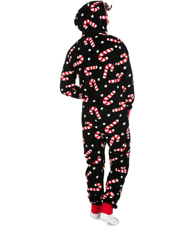 Men's Candy Cane Lane Jumpsuit Image 2