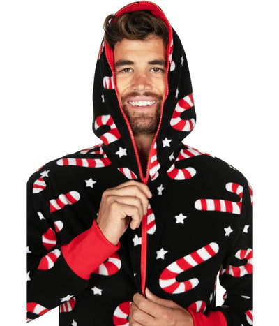 Men's Candy Cane Lane Jumpsuit Image 3