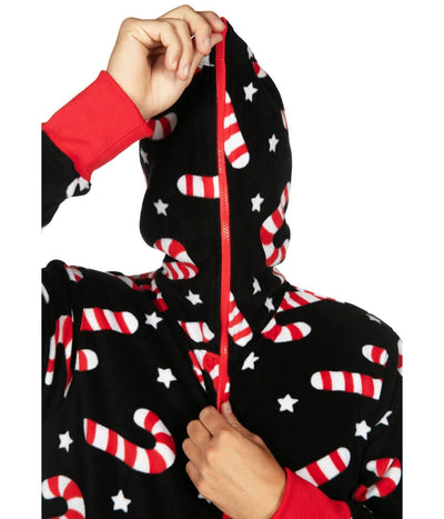 Men's Candy Cane Lane Jumpsuit Image 4
