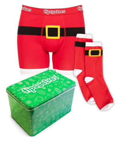 Men's Santa Claus Boxers & Socks Gift Set Primary Image
