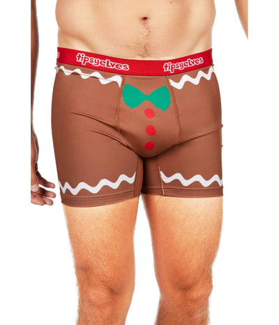 Men's Gingerbread Man Boxer Briefs Image 2