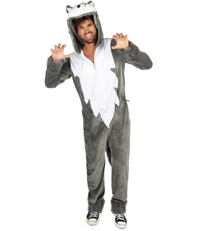 Men's Wolf Costume Image 3