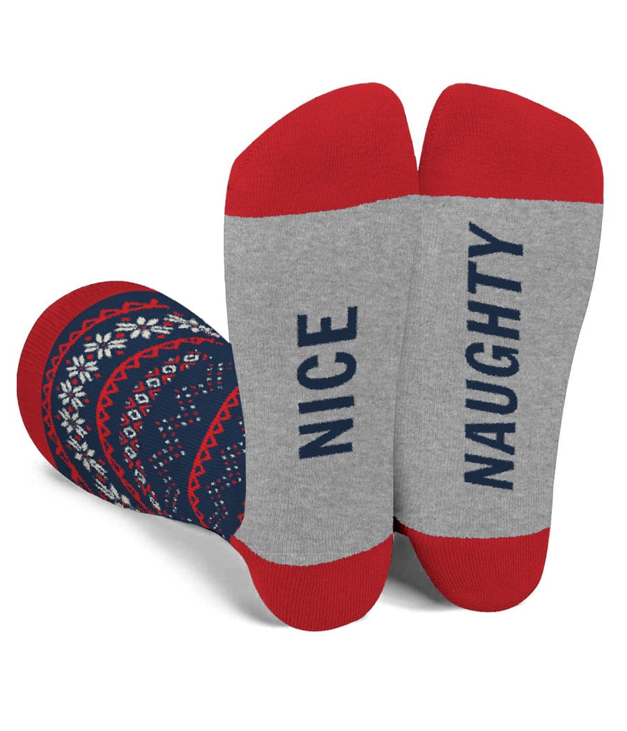 Women's Naughty or Nice Socks (Fits Sizes 6-11W)
