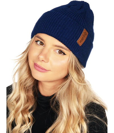 Navy Blue Beanie Image 2