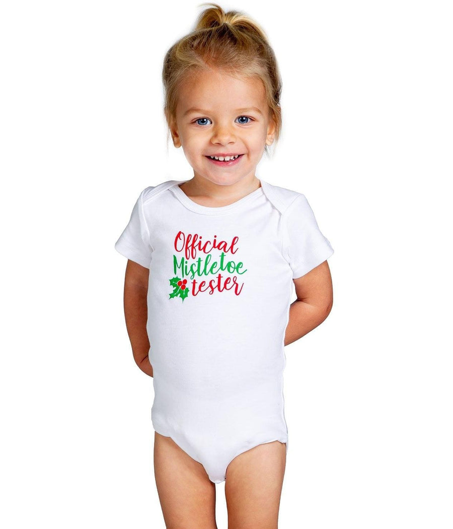 Baby Official Mistletoe Tester Bodysuit Primary Image