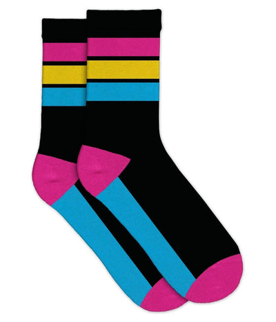 Pansexual Flag Socks (Fits Sizes 8-12M |  7-11W) Primary Image