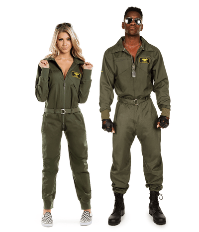 Matching Pilot Couples Costumes Primary Image