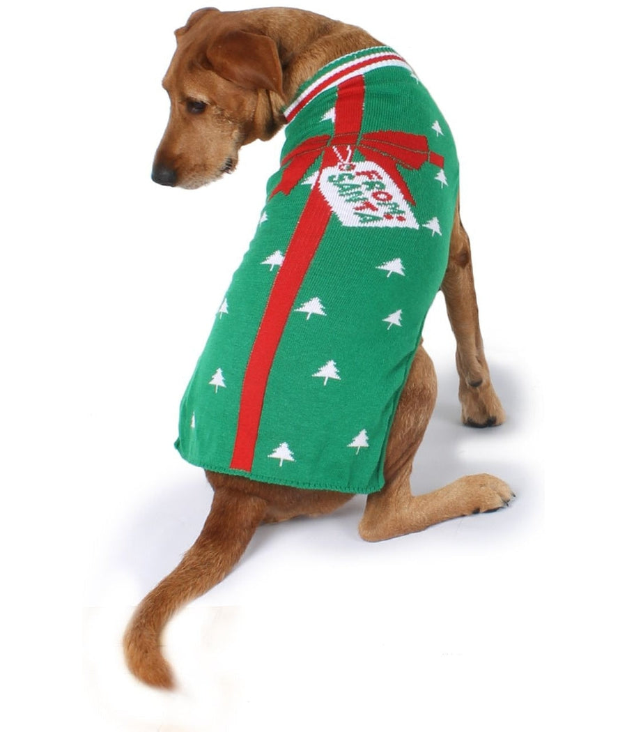 Christmas Present Dog Sweater Image 8