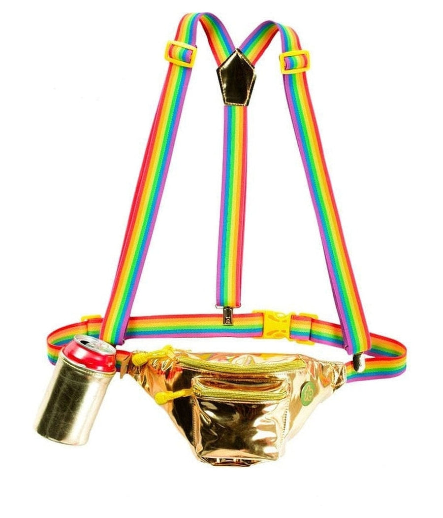 The Gold Rainbow Fanny Pack and Suspenders Primary Image