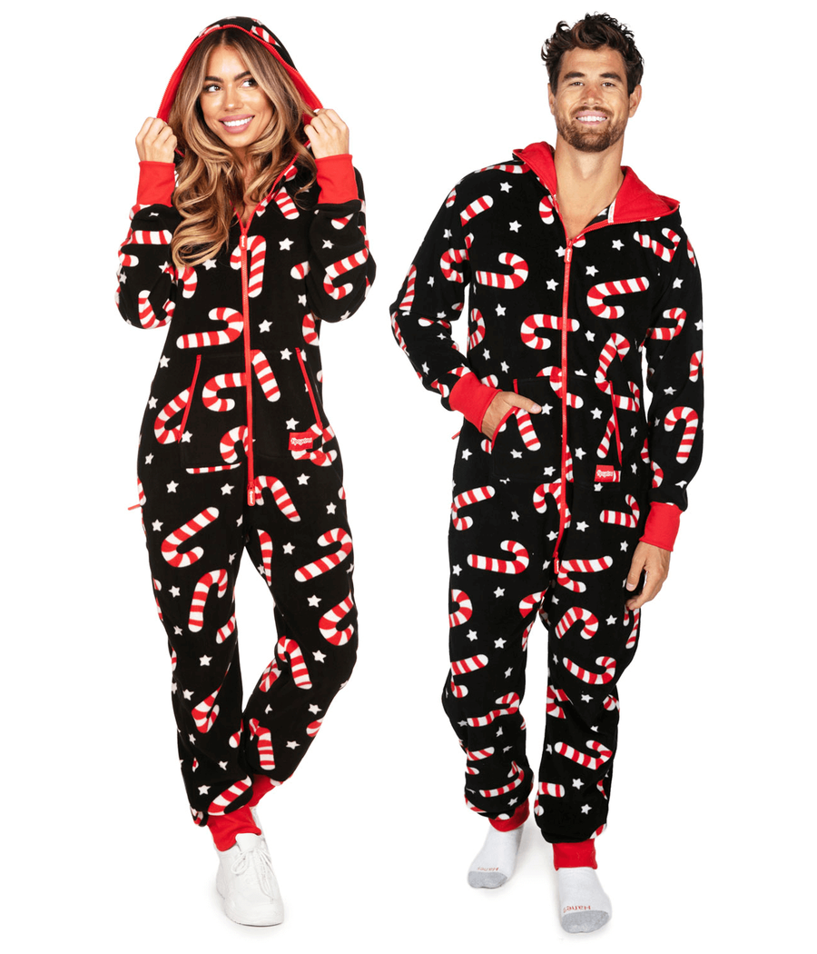 Matching Candy Cane Lane Couples Jumpsuits Primary Image