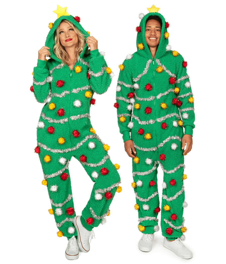 Matching Oh Christmas Tree Couples Jumpsuit Primary Image