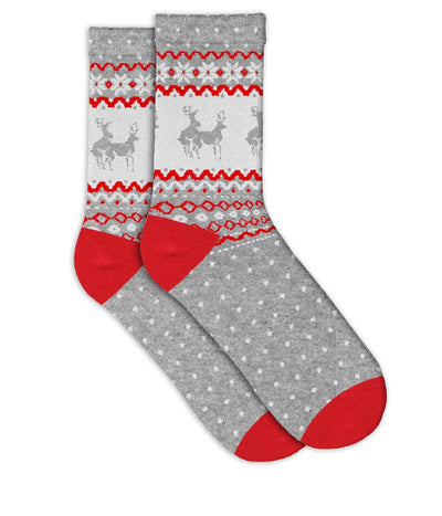 Women's Humping Reindeer Socks (Fits Sizes 6-11W)