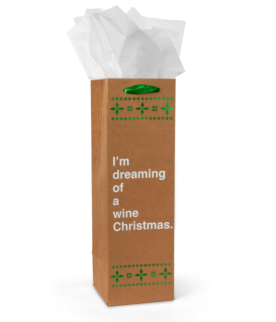 Funny Christmas Wine Gift Bags - Set of 6