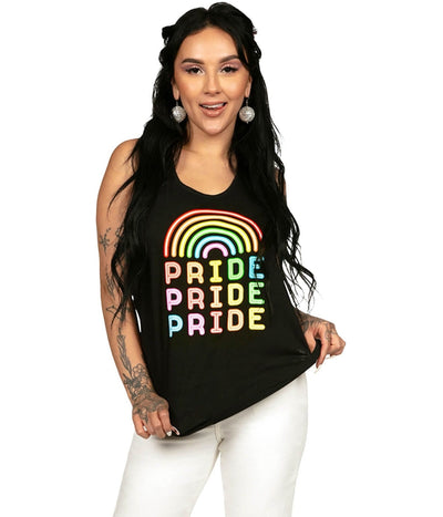 Neon Pride Racerback Tank Top Image 2