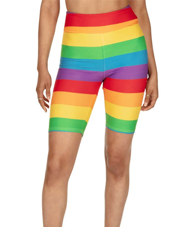 Rainbow Bike Shorts Image 4