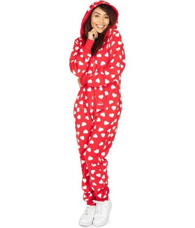 Women's Beating Hearts Jumpsuit Image 4
