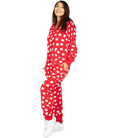 Women's Beating Hearts Jumpsuit Image 5