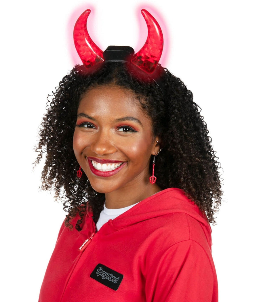 Light Up Devil Horn Headband