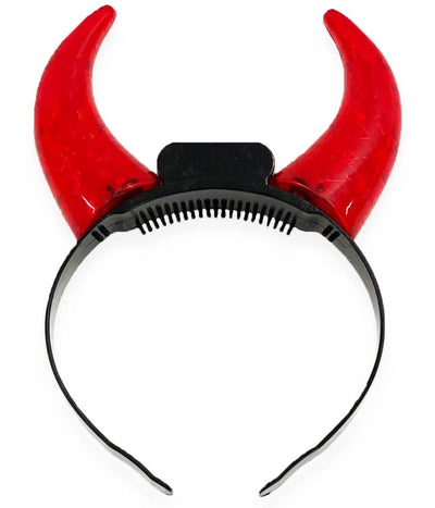 Light Up Devil Horn Headband Image 2