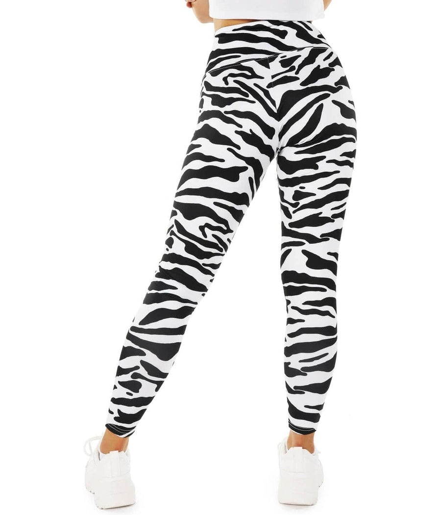 Zebra High Waisted Leggings: Women's Halloween Outfits
