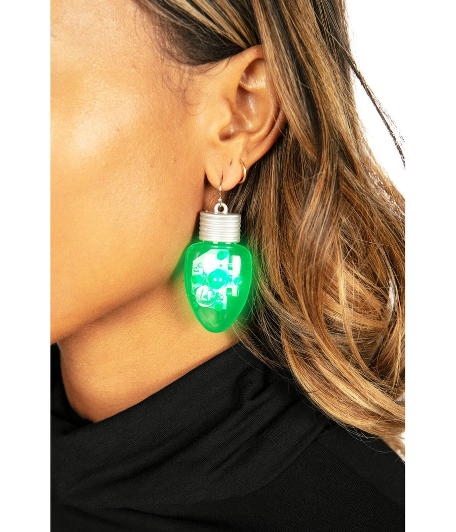 Light Up Bulb Earrings Image 2