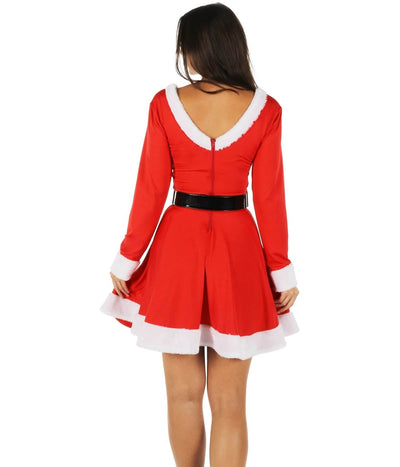 Santa Spinner Dress with Belt Image 2
