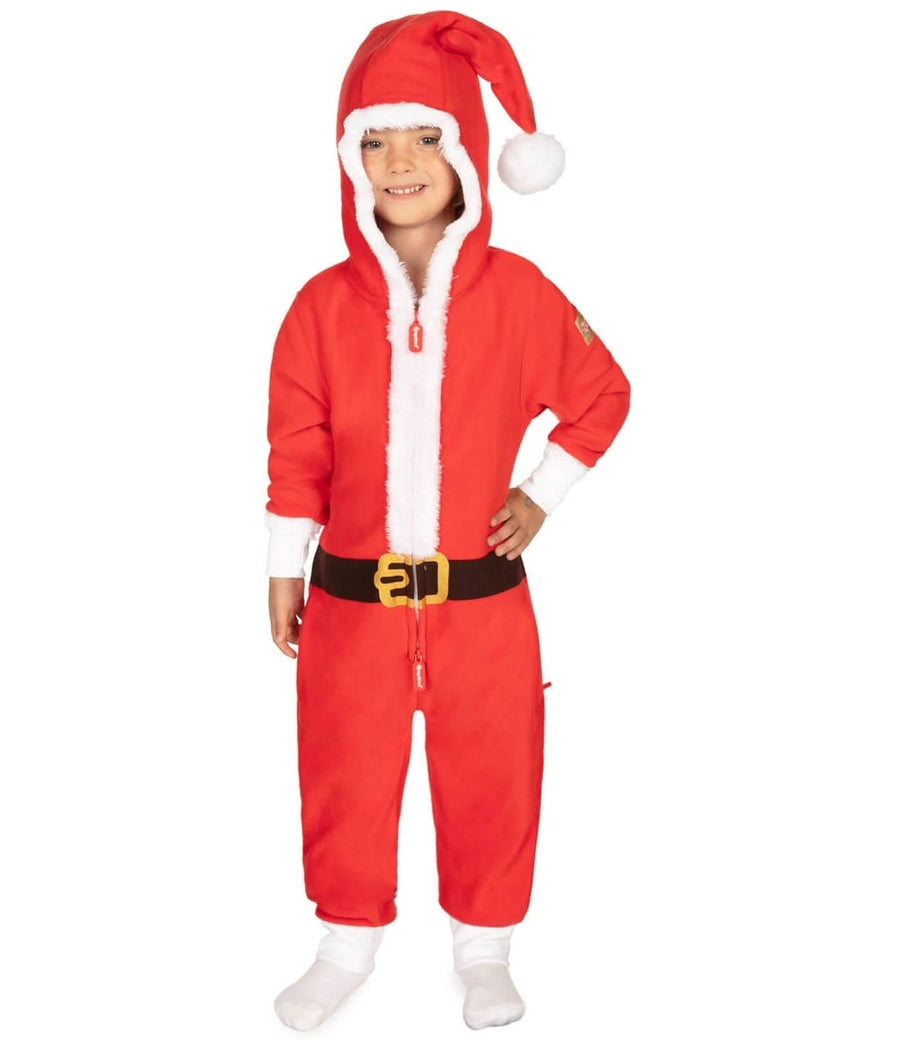 Boy's / Girl's Santa Jumpsuit With Fur