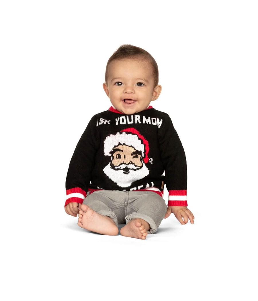 Baby Boy's Ask Your Mom Ugly Christmas Sweater