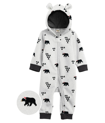 Baby Girl's Beary Christmas Jumpsuit Image 3