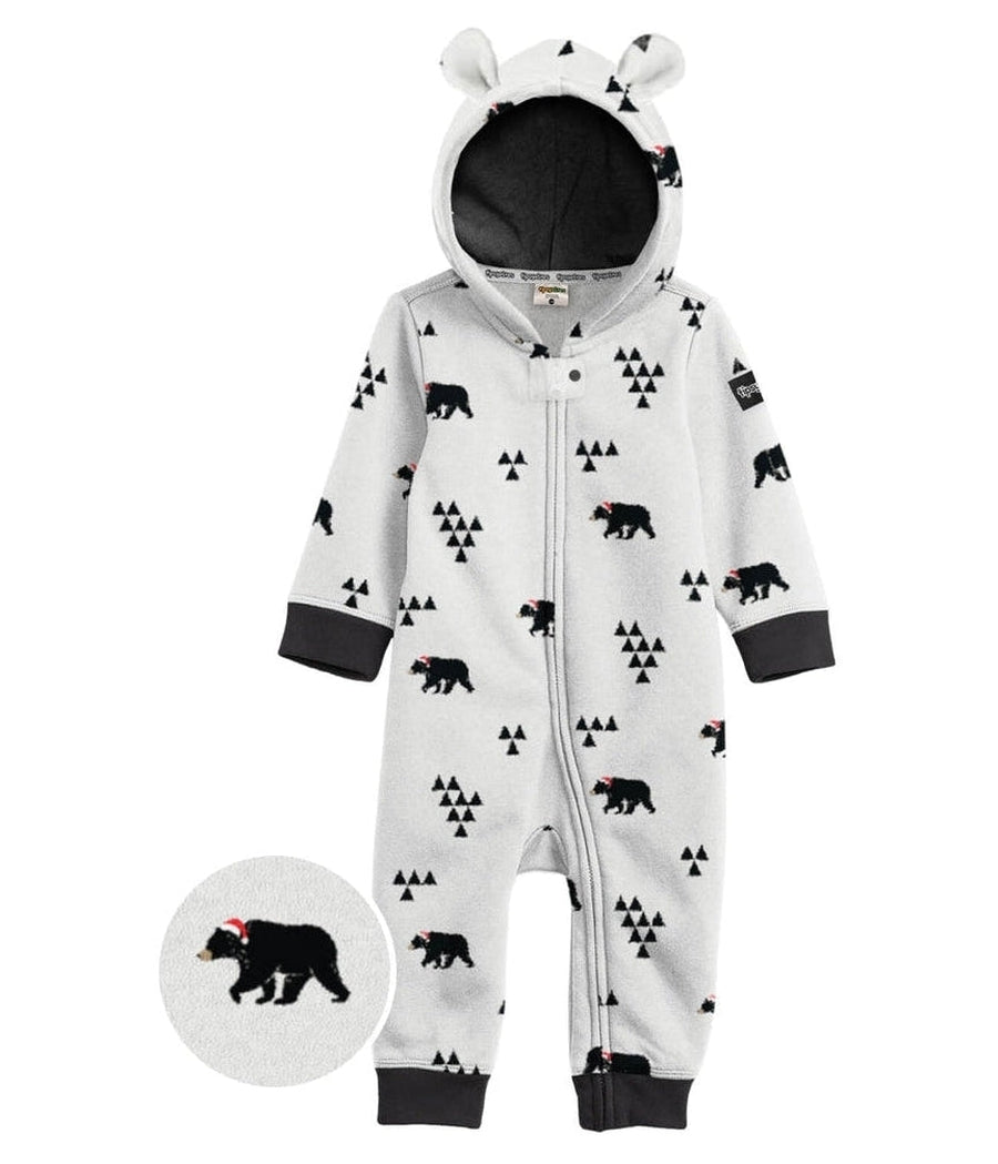 Toddler Girl's Beary Christmas Jumpsuit