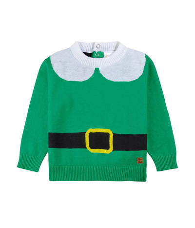 Baby Girl's Elf Ugly Christmas Sweater Primary Image
