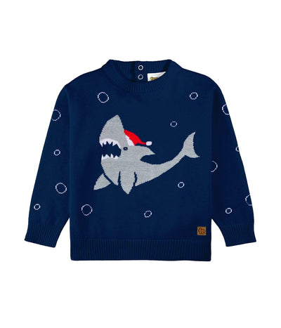 Toddler Girl's Sea Sleigher Ugly Christmas Sweater Primary Image