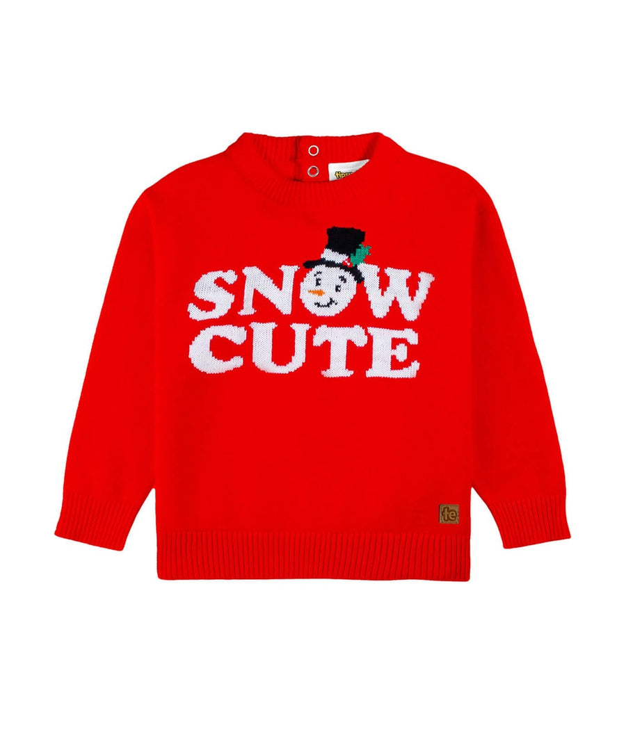 Toddler Boy's Snow Cute Sweater Primary Image