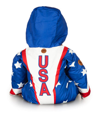 Baby Girl's Americana Snow Suit Image 2