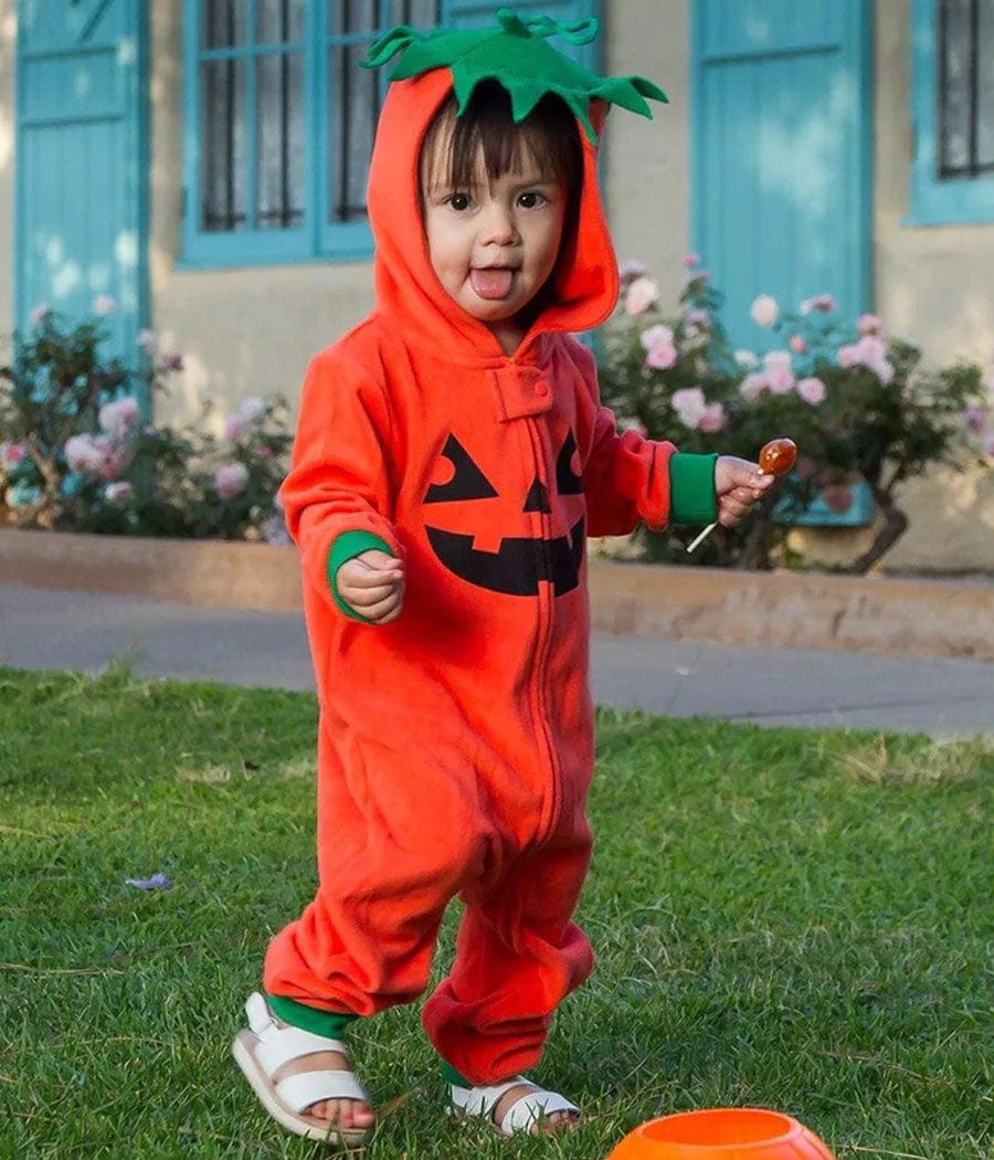Baby Pumpkin Costume: Cute Toddler's & Infant's Pumpkin Onesies | Tipsy ...