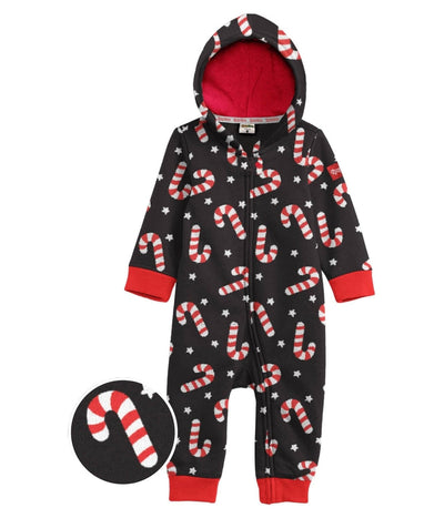 Toddler Girl's Candy Cane Lane Jumpsuit