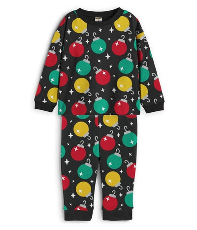 Toddler Boy's Ornaments Pajama Set Primary Image