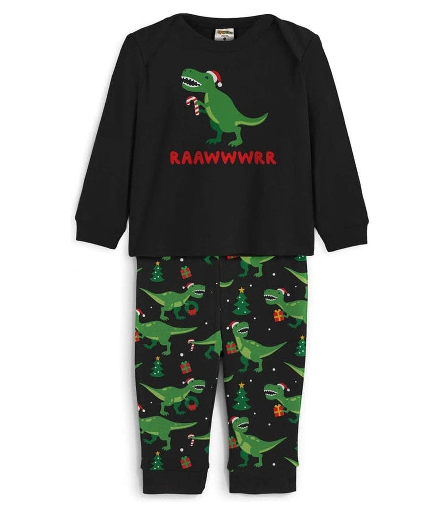 Baby Girl's Rawr Dinosaur Pajama Set