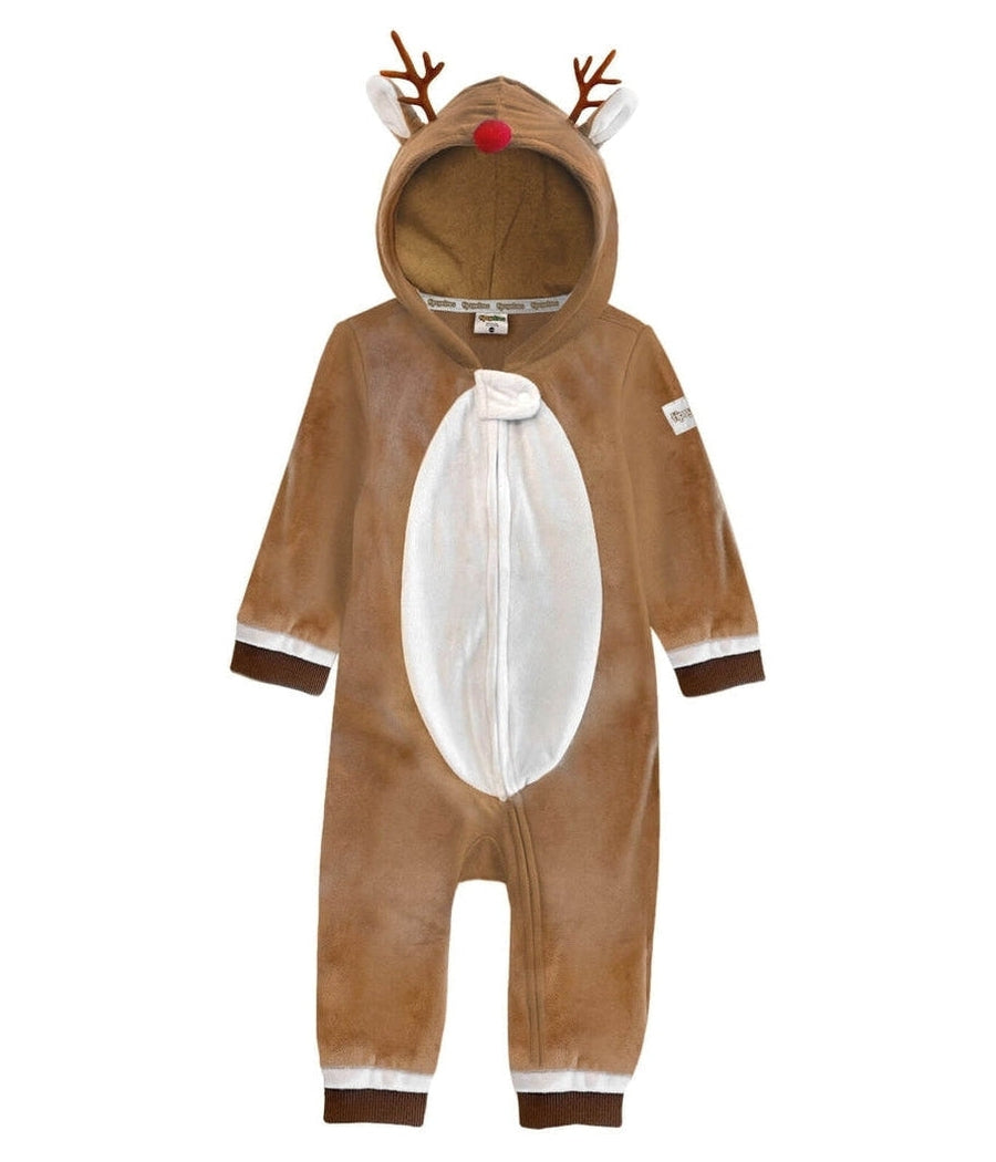 Toddler Girl's Rudolph Jumpsuit Primary Image