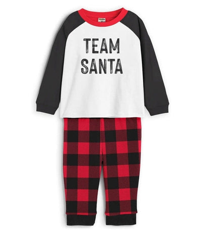 Toddler Boy's Team Santa Pajama Set