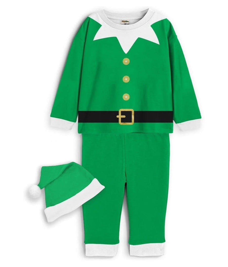 Baby Girl's Elf Pajama Set Primary Image