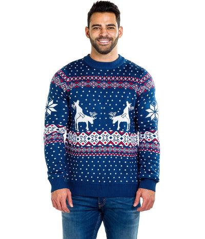 Men's Reindeer Climax Ugly Christmas Sweater Image 3